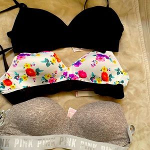 Pink Victoria secret bras